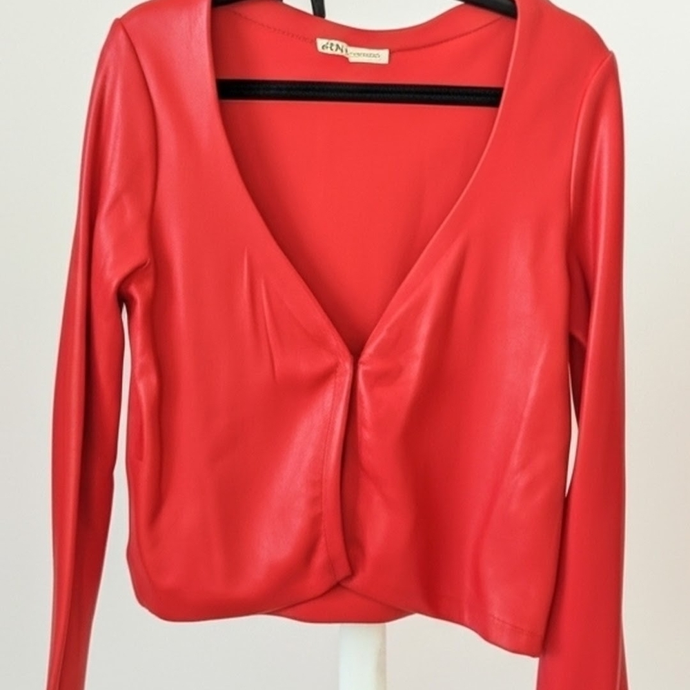 Zara Bold Red Top